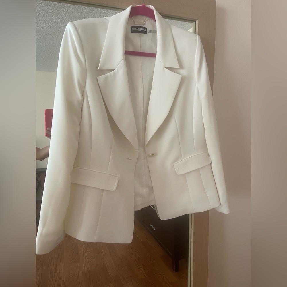 Karl Lagerfeld Ivory Jacket
